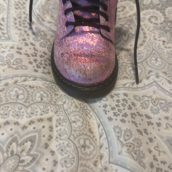 Dr. Martens pink crinkle boots size 9. - Picture 6 of 9